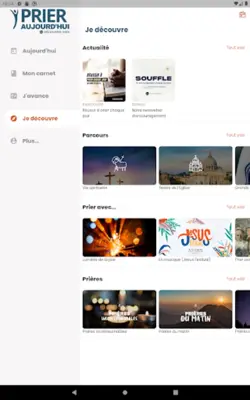 Prier Aujourd’hui android App screenshot 1