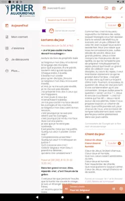 Prier Aujourd’hui android App screenshot 2