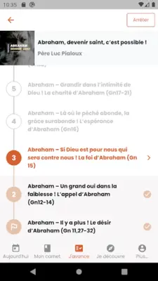 Prier Aujourd’hui android App screenshot 4