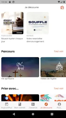 Prier Aujourd’hui android App screenshot 5