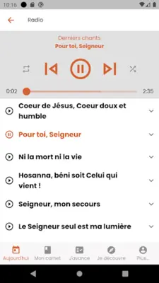 Prier Aujourd’hui android App screenshot 6